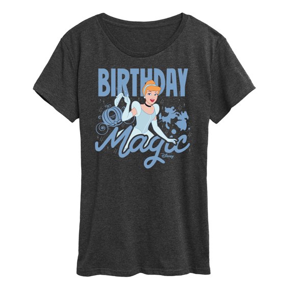 Disney - Cinderella Birthday Magic Short Sleeve Graphic T-Shirt