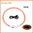 thumbnail image 1 of Collar luminoso recargable por USB para perros pequeños y grandes, Collar de seguridad para mascotas con luz nocturna y Led brillante ajustable, 1 of 4