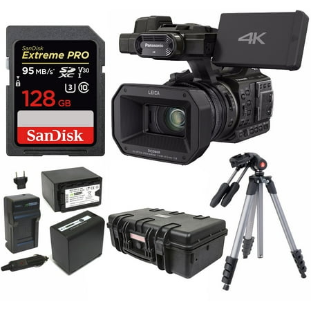 Panasonic HC-X1000 4K 24p Cinema Camcorder w/ 128GB SD & Pelican Case (Best Cheap Cinema Camera)