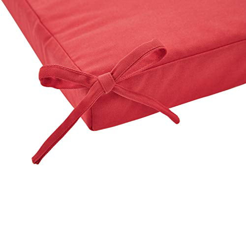 Blue 45 x 18 x 2.5 Inches Basics Outdoor Patio Bench Cushion
