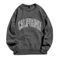 thumbnail image 1 of Gibobby Sudadera de mujer Sudadera sin Botones Sudadera para Mujer(Gris oscuro,G), 1 of 4
