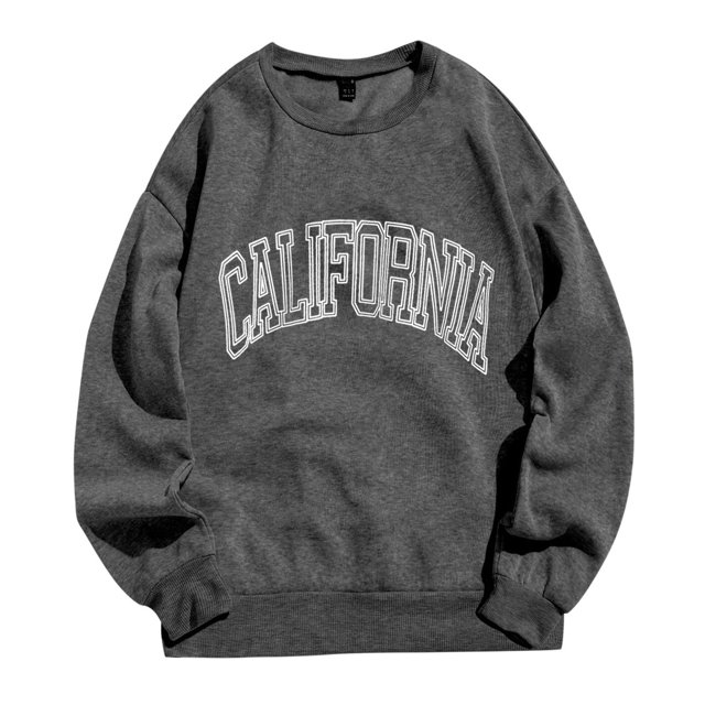 Gibobby Sudadera de mujer Sudadera sin Botones Sudadera para Mujer(Gris oscuro,G)
