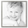 thumbnail image 2 of ArtToFrames 34" x 35" Classic Silver Picture Frame, 34x35 inch Silver Wood Poster Frame (WOM-4926), 2 of 7
