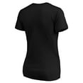 thumbnail image 3 of Women's Black Vancouver Canucks Team Pride Logo V-Neck T-Shirt, 3 of 3