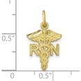 thumbnail image 4 of Solid 10k Yellow Gold Nurse Charm - 20mm, 4 of 6