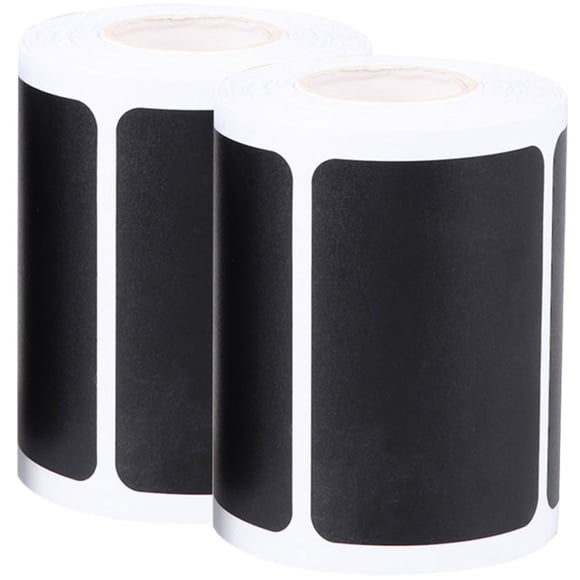 2 Rolls of Blank Jar Labels Portable Bottle Labels Compact Bottle Stickers Bottle Supply