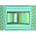 thumbnail image 1 of Ahgly Company Machine Washable Indoor Rectangle Abstract Turquoise Blue Contemporary Area Rugs, 2' x 5', 1 of 4
