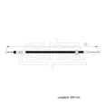 thumbnail image 2 of Cable Chicote Acelerador Compatible Con Nissan 620 Pick Up 1.4L 2.0L 1968 1969 1970 1971 1972 1973 1974 CAHSA Cable Chicote Acelerador, 2 of 6