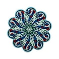 thumbnail image 3 of Table Trivets Tulips on White Large Ceramic Trivet 7" (18 cm) Trivets for Hot Dishes Serving Trivets, 3 of 4