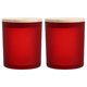 thumbnail image 1 of 2 unids Copas de vela de cristal creativas de 2 piezas Tazas de vela de estilo simple Decoraciones para el hogar con estilo, 1 of 4