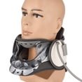 thumbnail image 4 of Adjustable Cotton Neck Traction Device with Post-Cervical Compression Massage, Gray Color, 307g Item Weight, Includes Air Pump and Instruction Manual, Customizable Fit via Velcro Strap for Neck, 4 of 6