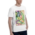 thumbnail image 2 of Bingfone Watercolor Blooming Cactus Men'S Loose Fit Short-Sleeve Pocket T-Shirt, 2 of 7