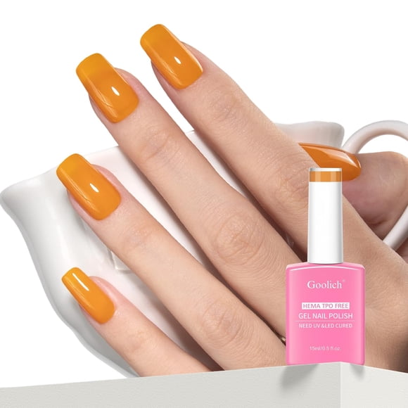 Esmalte en gel Goolich Maple Yellow 15 ml, libre de HEMA y TPO