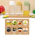 thumbnail image 4 of HomeLife 470ML Oil Sprayer 2 in 1 Transparent Thick Leakproof Large Capacity Ergonomic Handle Olive Oil Dispenser Bottle Spray Nozzle Food Grade Cooking Grilling BBQ Oil Spray Bottle, 4 of 13
