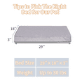 thumbnail image 5 of KSIIA 29" Waterproof Orthopedic Dog Bed for Medium Dogs, Dog Crate Bed with Removable Washable Cover, 5 of 7