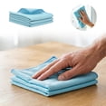 thumbnail image 2 of 5Pcs Microfiber Glass Cleaning Cloth 12 Inch Lint Free Polishing Towel – Streak Free Reusable Cleaning Cloth for Windows, Mirrors, Windshields, Glasses – Home, Auto, and Office Use, A, 2 of 7