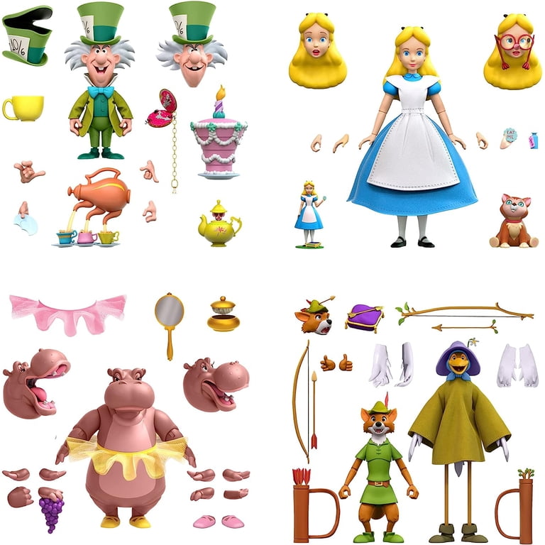 Super7 Disney Ultimates Alice in Wonderland Figure, 7-Inch