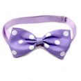 thumbnail image 2 of Greeniant pajarita cuello moda correas para mascotas accesorios decoración Push-pull cinta para cachorros gatos púrpura punto blanco punto blanco morado 20Conjunto, 2 of 6