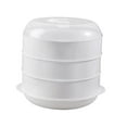 thumbnail image 3 of jifeng Microwave Heater Steamer Kitchen Heater Steamer Microwave Cookware Steamer three layer, 3 of 9