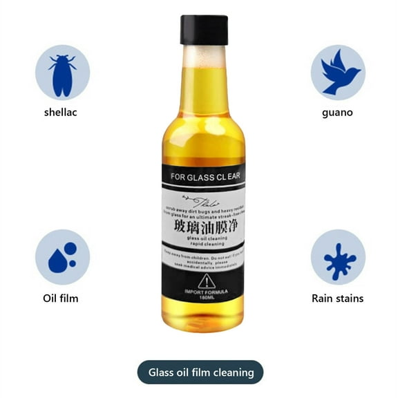 Glass Degreaser Under $5! Yannianjz Automotive Glass Cleaner, Windshield Oil Film Remover, Degreasing Spray for Car Windows, Enhances Visibility Rainy Night Driving, Cleans Grease Dirt Bugs