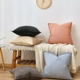 thumbnail image 4 of Nvzi Plain Throw Pillows - Dark brown,45*45cm, 1 Pcs Decorative Pillow for Bedroom, Soft Polyester Cover with PP Cotton Filling, Perfect Accent for Home Decor, 4 of 4