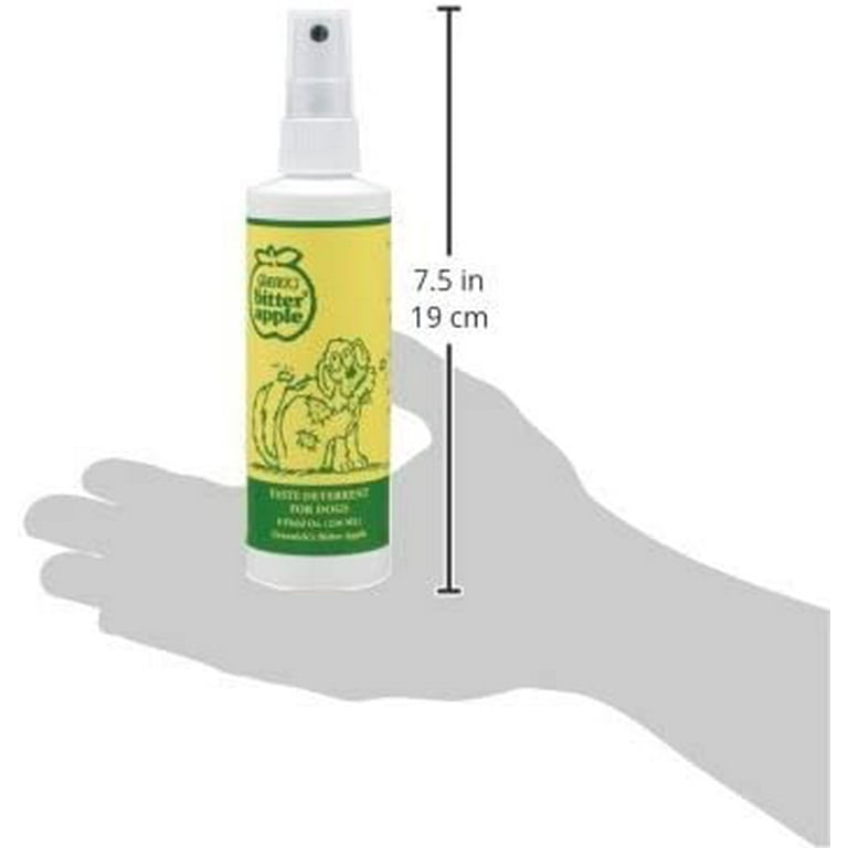 Grannick s Bitter Apple 8 oz Spray Non Toxic Taste Deterrent for Dogs Discourages Fur Biting and Hot Spots Walmart