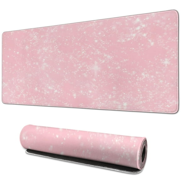 Ergonomically Designed Pink Mouse Pad & XXL Desk Pad - 31.5x11.8 Inches for Effortless Typing, 3 Levels for Keyboard Convenience, Large Mousepad for Home Office Work