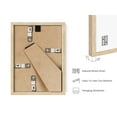 thumbnail image 3 of HAUS AND HUES Beige Wood Picture Frames 5x7 - Bulk Photo Frames 5x7 Set of 4, 5x7 Frames for Pictures, Photo Gallery Wall Frame Set 5x7 Picture Frame Bulk, Natural Wood Frames 5 x 7 (Beige Oak Frames), 3 of 6
