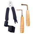 thumbnail image 3 of lionlar Guitar Repair Maintenance Tool Kits, Wooden String Tuning Wrench, Multi-Function A, 3 of 9