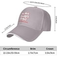 thumbnail image 2 of Im Not Always Right But Im Never Wrong Baseball Cap Dad Hat Polo Trucker Style Headwear, 2 of 9