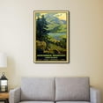 thumbnail image 2 of 20" x 30" Vintage 1920s Adirondack Mountains Wall Art, 2 of 4