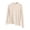 Beige, variant on Womens Mock Neck Tops Soft Cotton Pullover Sweater Solid Color Casual Fall Winter Base Layer Blouses (XL, Coffee)