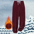 thumbnail image 2 of Mepaouo Womens Plush Warm Pajama Pants Fluffy Soft Fleece Sleep Pant Lounge Pj Bottoms(,2XL), 2 of 5
