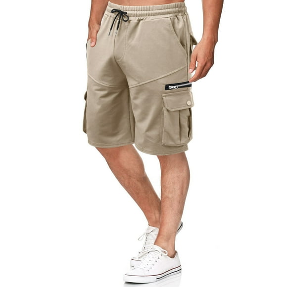jsaierl Mens Cargo Shorts Big and Tall Multi Pockets Shorts Outdoor Military Shorts Summer Hiking Cargo Shorts