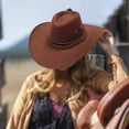 thumbnail image 4 of Sombrero de Vaquero Salvador para Sol Decoración Moda Cosplay Adultos Camping, 4 of 6