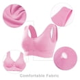 thumbnail image 4 of Women Wire-Free Plus Size Casual Bra 3XL, 4 of 7
