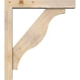 thumbnail image 3 of Ekena Millwork 5 1/2"W x 32"D x 36"H Funston Block Smooth Bracket w/ Offset Brace, Douglas Fir, 3 of 25