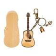 thumbnail image 2 of Mini Modelo De Guitarra, Detalles Ricos, Llavero Suavizante De Alto Brillo De 3,9 Pulgadas, Cierre De Langosta, Guitarra De Madera En Miniatura Para Decoración, 2 of 7