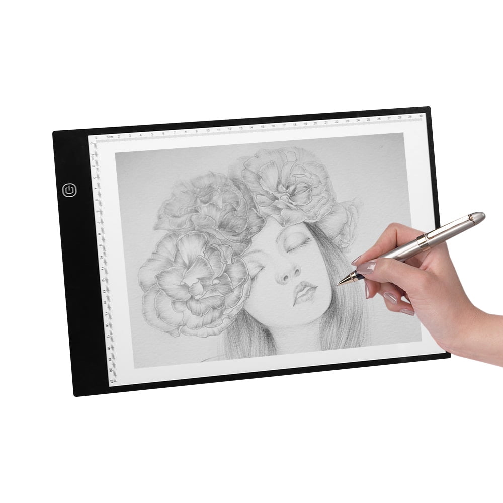 Aibecy LED Light Box A5 Size Ultra-Thin Portable Tracer USB Powered 3-Level Adjustable Brightness Eye-Protected Tracing Light Pad Copy Board for Artists Drawing Sketching Animation 