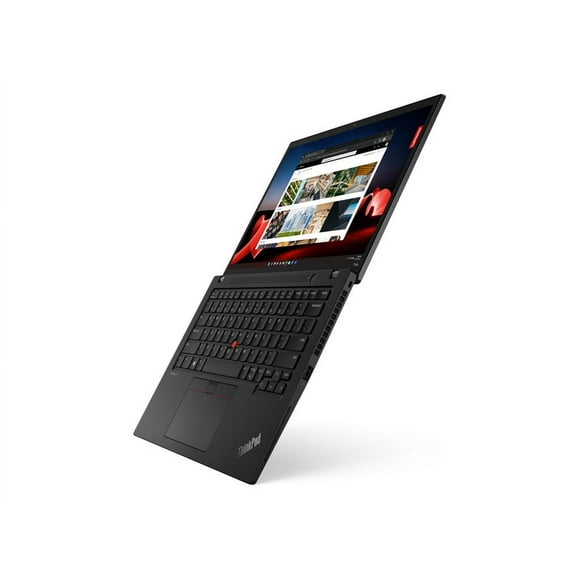 Lenovo ThinkPad T14s Gen 4 21F6 - 180-degree hinge design - Intel Core i7 - 1355U / up to 5 GHz - Win 11 Pro - Intel Iris Xe Graphics - 16 GB RAM - 512 GB SSD TCG Opal Encryption 2, NVMe, Performance - 14" IPS 1920 x 1200 - Wi-Fi 6E - storm gray - kbd: French