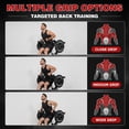 thumbnail image 6 of Gymusclo Plate Loaded Linear Row Machine with Adjustable Chest Pad, Strength Training Equipment for Home Gym, 600 lbs Capacity, 6 of 9