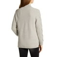thumbnail image 2 of Lucky Brand Women's Cable Knit Turtleneck Sweater Brown Size Small, 2 of 7