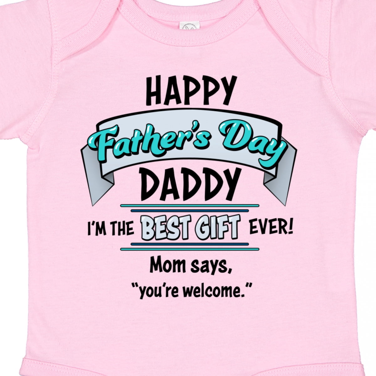 Inktastic Happy Father's Day Best Ever Boys or Girls Baby Bodysuit