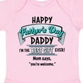 thumbnail image 4 of Inktastic Happy Father's Day Best Ever Boys or Girls Baby Bodysuit, 4 of 5