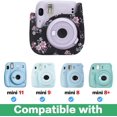 thumbnail image 5 of Protective Case Compatible with Fujifilm Instax Mini 11/9/8/8+ Instant Film Camera with Accessory Pocket, 5 of 5