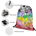 thumbnail image 3 of Battle for Dream Island BFDI Drawstring Bags Lightweight Shoulder Backpack High Capacity Sport Bag Gym Sack Beach Daypack for Men Women, 3 of 8