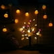 thumbnail image 4 of El fantasma del murciélago de la calabaza de los 60CM enciende el árbol de Halloween alimentado por batería con 24 luces LED Hugtrwg Para estrenar, 4 of 9