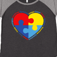 thumbnail image 4 of Inktastic Autism Puzzle Heart Women's Plus Size T-Shirt, 4 of 5