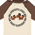 thumbnail image 4 of Inktastic Grandpa Loves Me Grandchild Horse Boys or Girls Long Sleeve Baby Bodysuit, 4 of 5