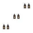 thumbnail image 3 of Ruiboury 2pcs/set Set Mood Flickering Candlelight Of Black Lanterns Size Innovative black-2PCS 3Set, 3 of 6